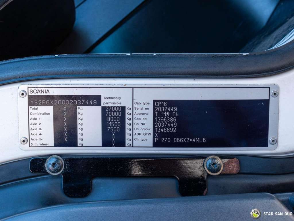 Camión grúa Scania  P270 6x2 PALFINGER PK 20002  HDS Crane Rotator: foto 24 Camión grúa Scania  P270 6x2 PALFINGER PK 20002  HDS Crane Rotator: foto 24