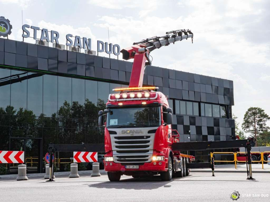 Scania R450 8x4 Palfinger PK 65002 SH HDS Crane - Camión grúa: foto 2 Scania R450 8x4 Palfinger PK 65002 SH HDS Crane - Camión grúa: foto 2