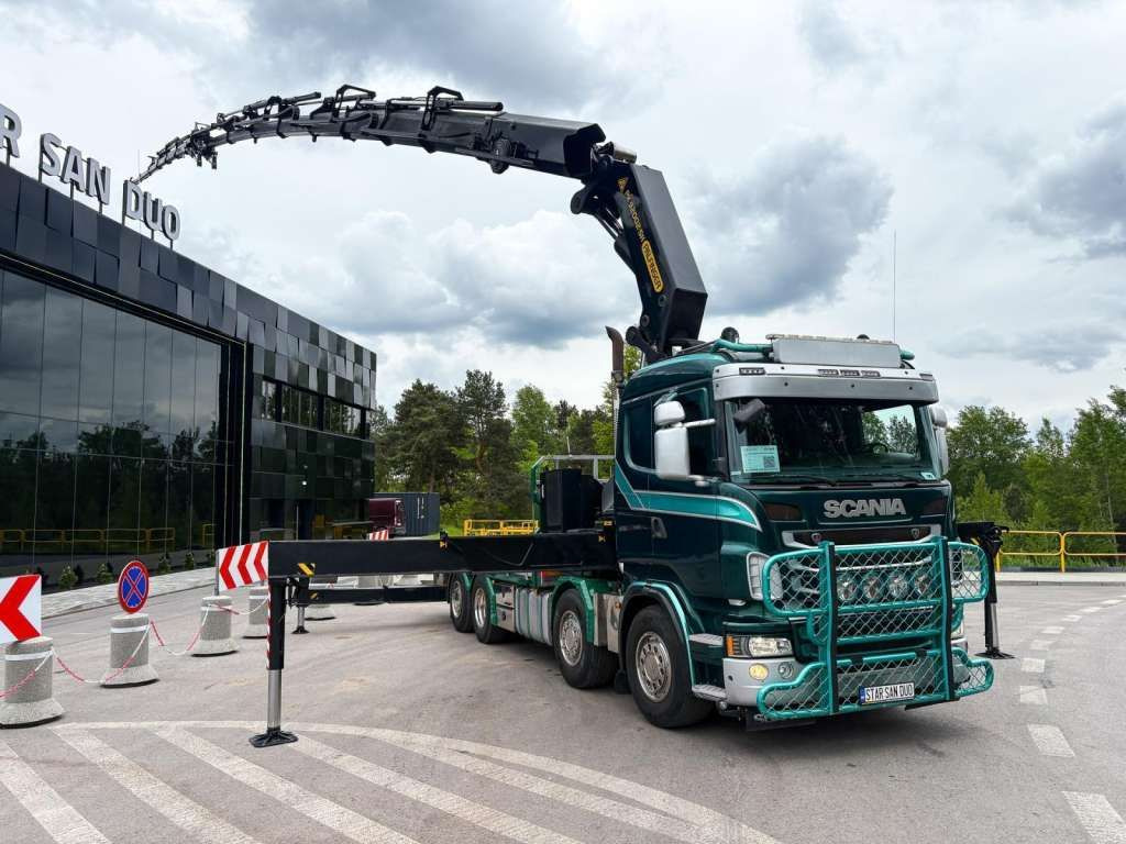 Scania R480 8x2 PALFINGER PK 92002 SH FLY JIB CRANE - Camión grúa: foto 3 Scania R480 8x2 PALFINGER PK 92002 SH FLY JIB CRANE - Camión grúa: foto 3