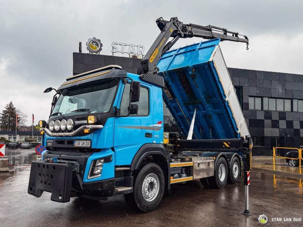 Volvo FMX 410 6x2 PALFINGER PK 18002 659 Working Hour - Camión volquete: foto 1 Volvo FMX 410 6x2 PALFINGER PK 18002 659 Working Hour - Camión volquete: foto 1