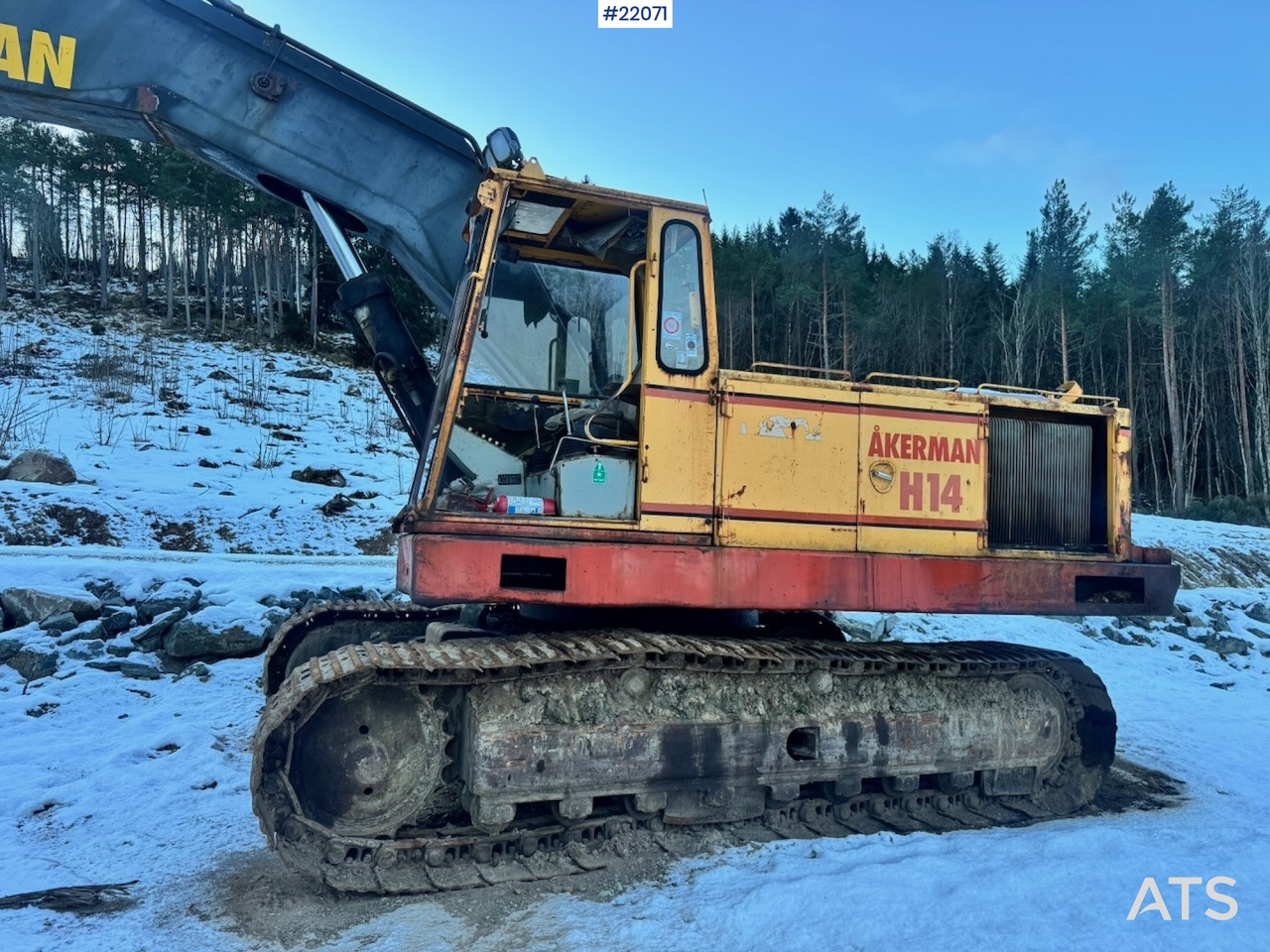 Åkerman Ca. 1984 Åkerman H14 Beltegraver m/ Graveskuffe - Excavadora: foto 4 Åkerman Ca. 1984 Åkerman H14 Beltegraver m/ Graveskuffe - Excavadora: foto 4