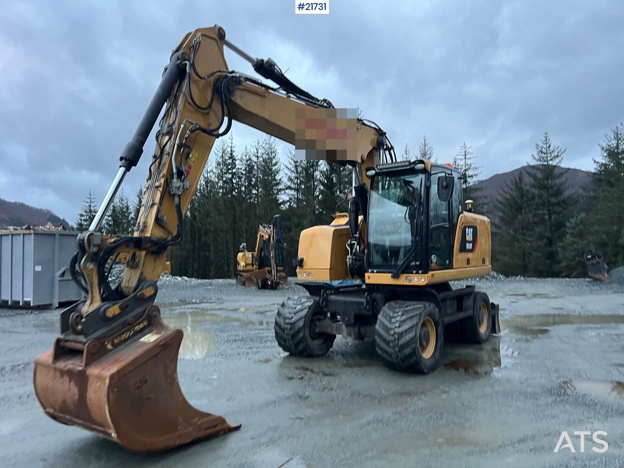 CAT M318F Hjulmaskin m/ oilquick og tannskuffe - Excavadora de ruedas: foto 3 CAT M318F Hjulmaskin m/ oilquick og tannskuffe - Excavadora de ruedas: foto 3