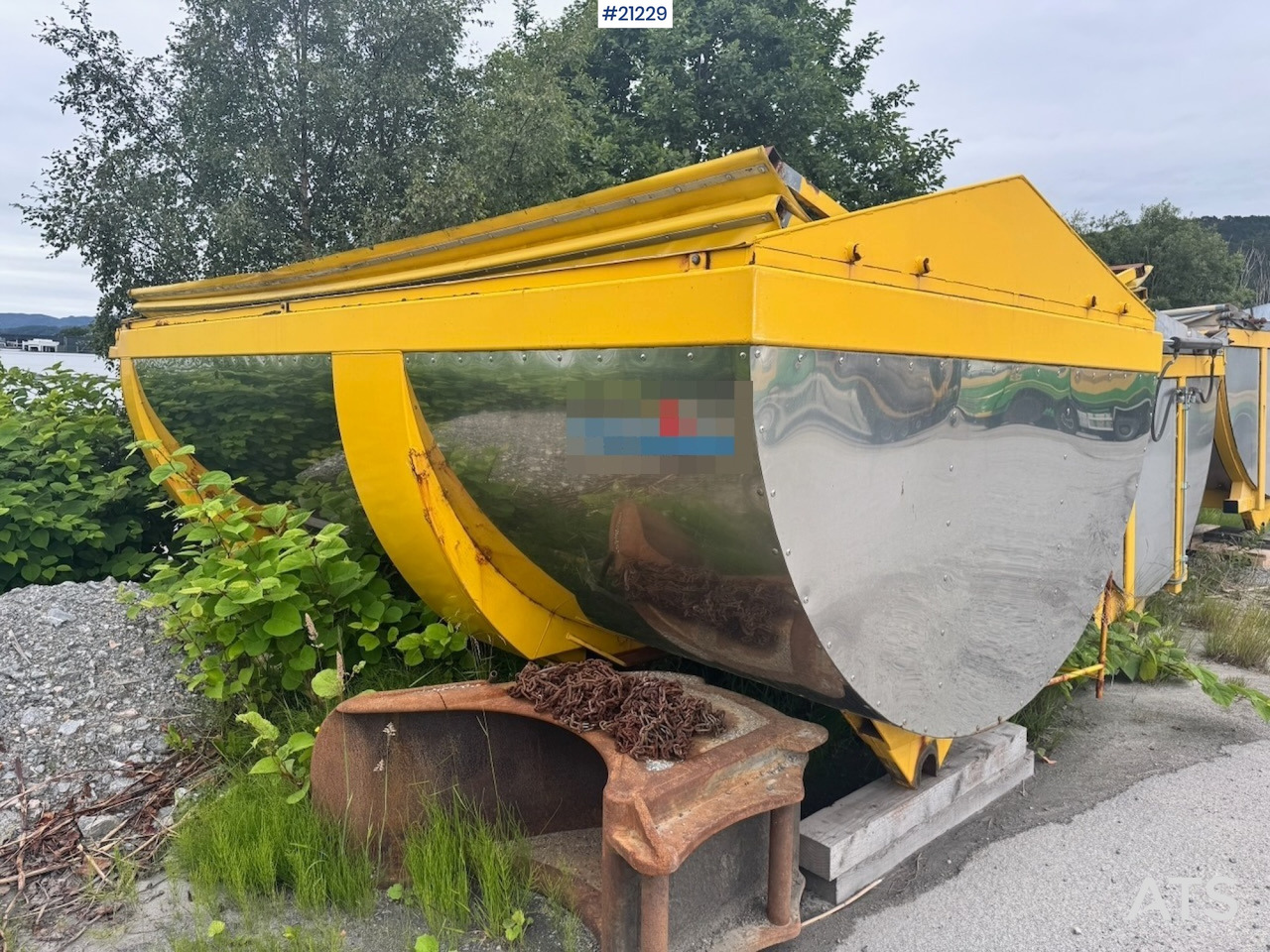 Steinsland Asfaltbalje - Carrocería intercambiable/ Contenedor, Distribuidor de asfalto: foto 1 Steinsland Asfaltbalje - Carrocería intercambiable/ Contenedor, Distribuidor de asfalto: foto 1