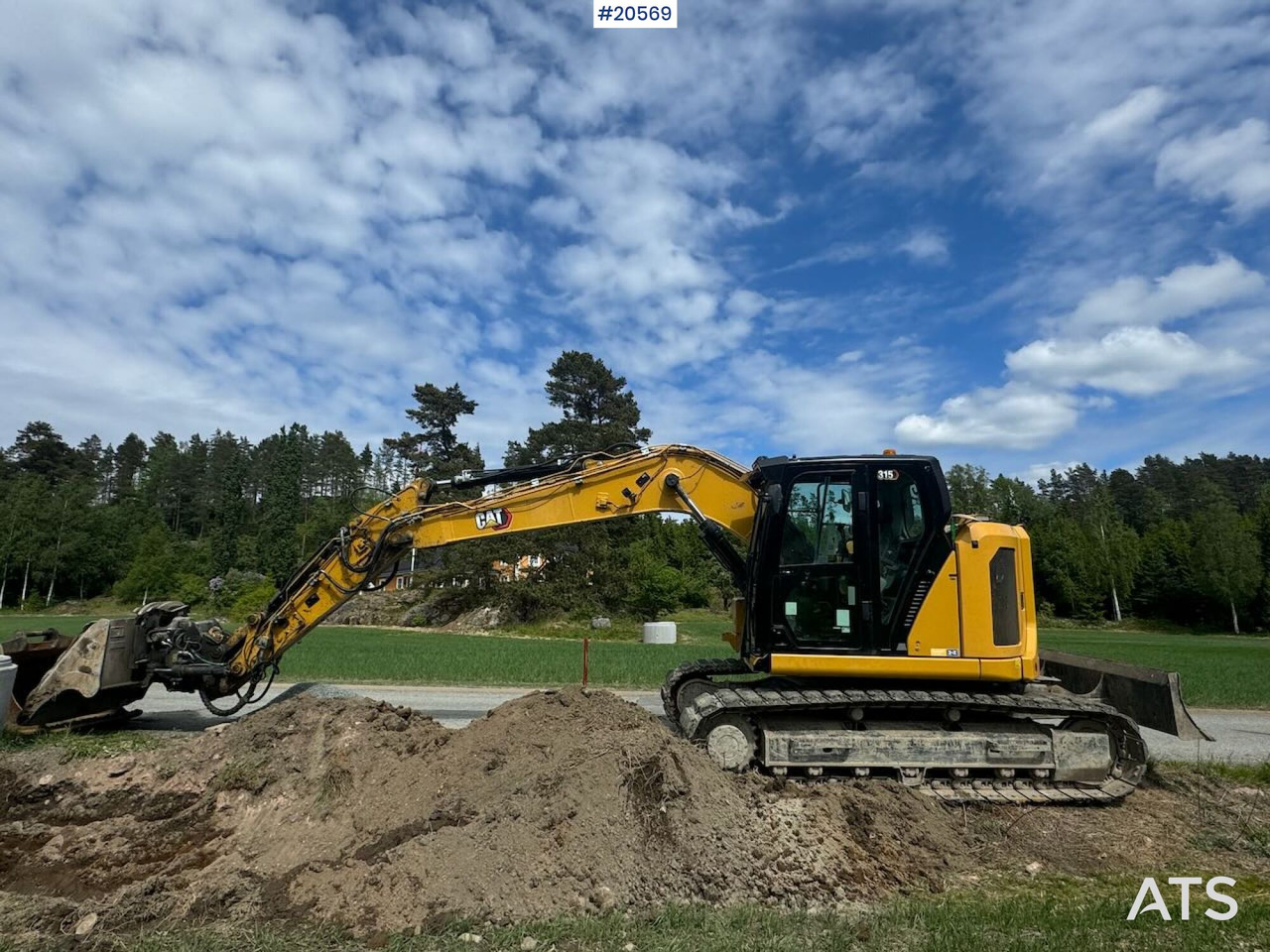 Caterpillar 315 Beltegraver m/ tilt og 2 skuffer - Excavadora: foto 1 Caterpillar 315 Beltegraver m/ tilt og 2 skuffer - Excavadora: foto 1