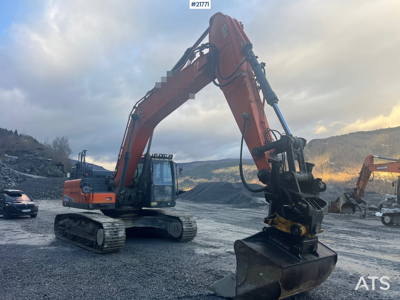 Doosan Dx300lc-5 Gravemaskin m/ rototilt og pusseskuffe - Excavadora: foto 5 Doosan Dx300lc-5 Gravemaskin m/ rototilt og pusseskuffe - Excavadora: foto 5