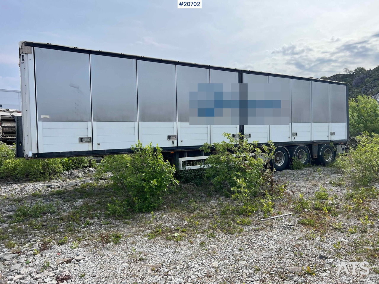 HRD 3 akslet kapelltralle rep.objekt m/ full sideåpning - Semirremolque caja cerrada: foto 1 HRD 3 akslet kapelltralle rep.objekt m/ full sideåpning - Semirremolque caja cerrada: foto 1