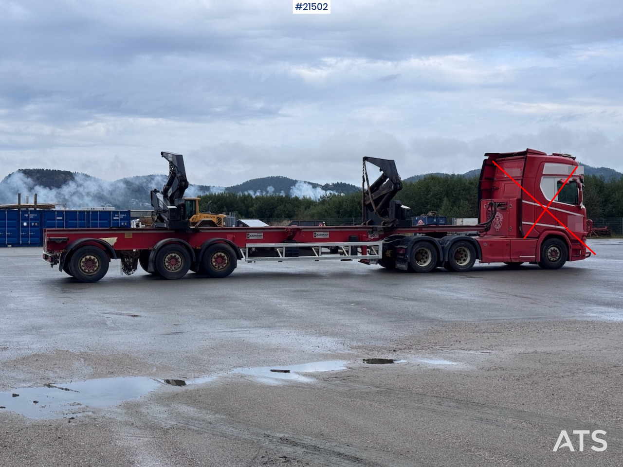 Hammar 195 S Sidelaster - Semirremolque chasis: foto 1 Hammar 195 S Sidelaster - Semirremolque chasis: foto 1