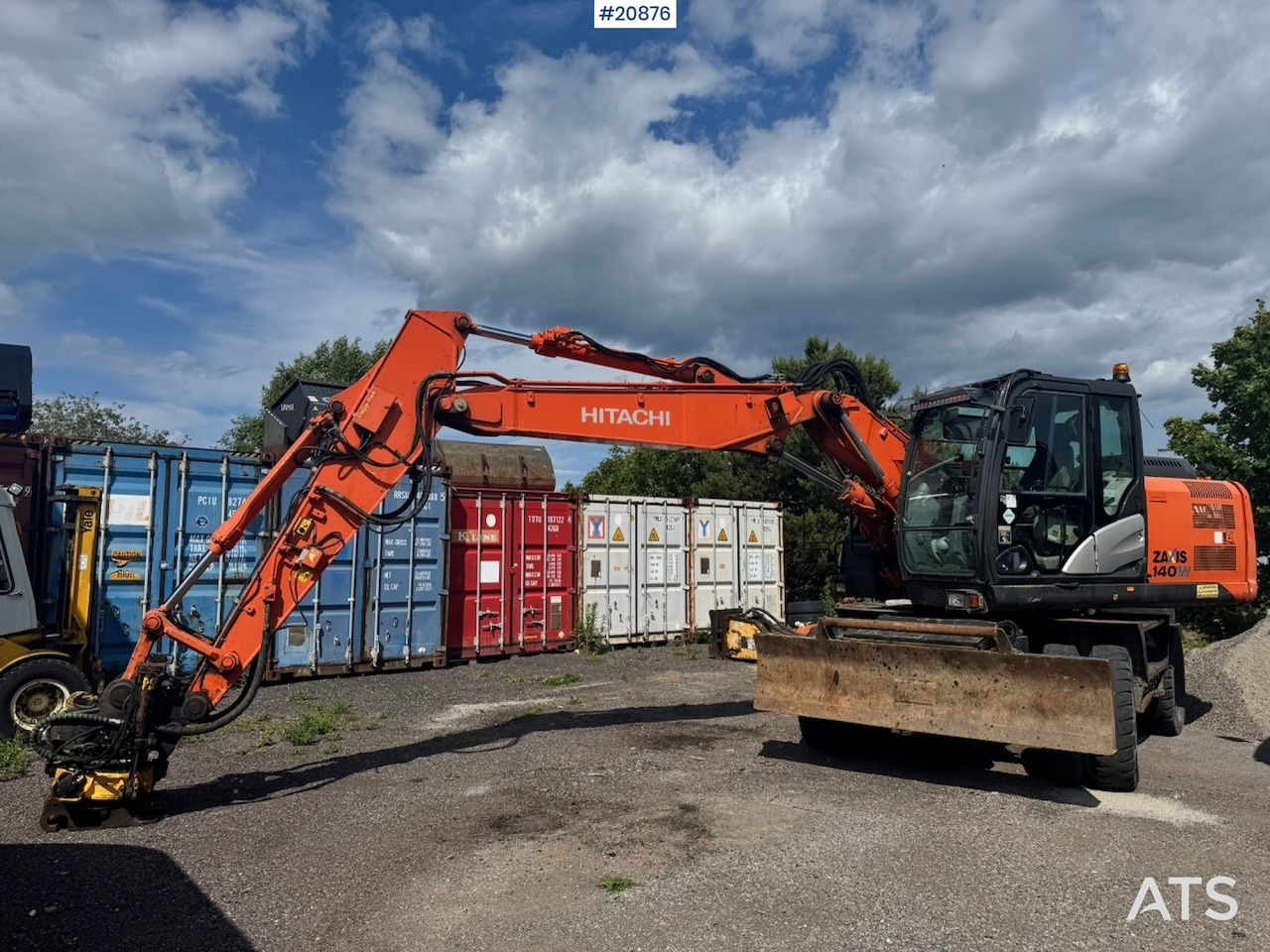 Hitachi ZX140W-5B - Excavadora de ruedas: foto 1 Hitachi ZX140W-5B - Excavadora de ruedas: foto 1
