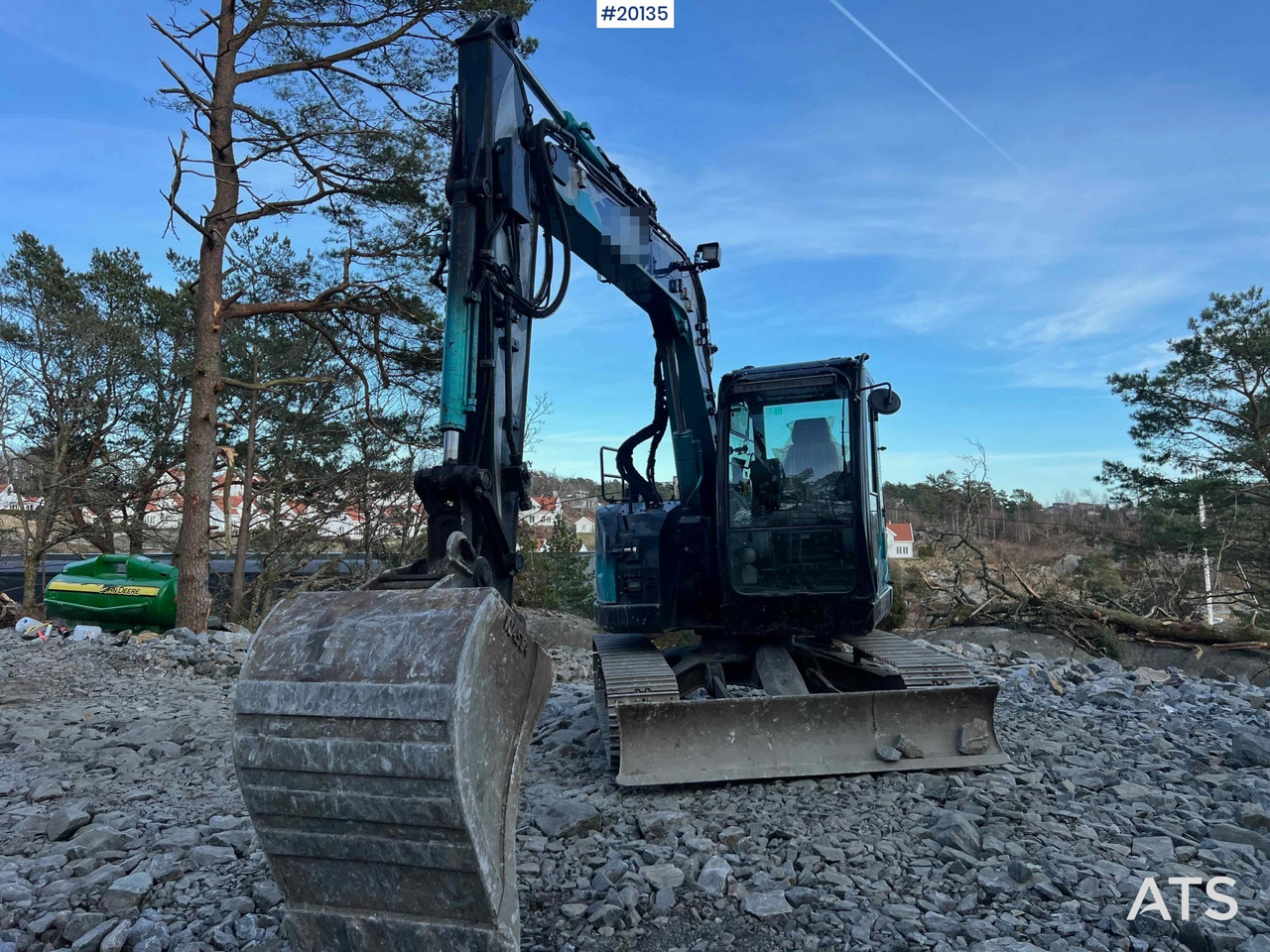 Hitachi zx85us-6 gravemaskin m/ graveskuffe, hydraulisk pusseskuffe, klype - Excavadora: foto 2 Hitachi zx85us-6 gravemaskin m/ graveskuffe, hydraulisk pusseskuffe, klype - Excavadora: foto 2