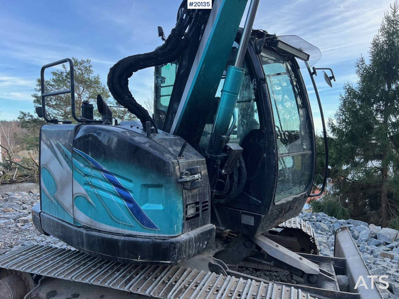 Excavadora Hitachi zx85us-6 gravemaskin m/ graveskuffe, hydraulisk pusseskuffe, klype: foto 14 Excavadora Hitachi zx85us-6 gravemaskin m/ graveskuffe, hydraulisk pusseskuffe, klype: foto 14