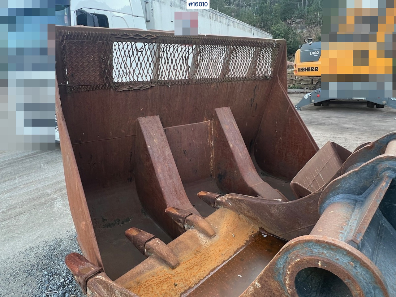 Hjullasterskuffe m/ liten BM feste - Cazo para excavadora para Maquinaria de construcción: foto 2 Hjullasterskuffe m/ liten BM feste - Cazo para excavadora para Maquinaria de construcción: foto 2