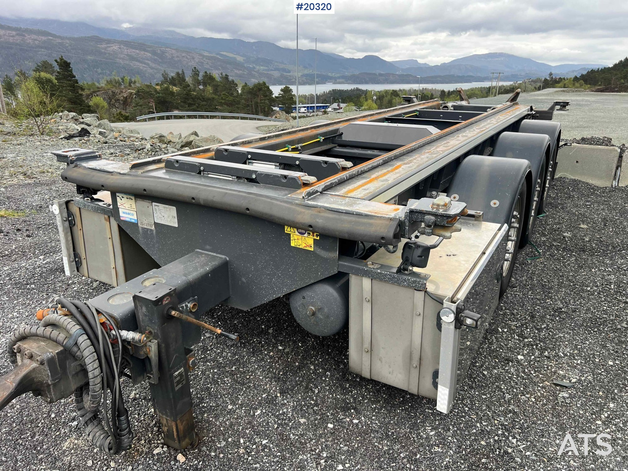 Remolque multilift/ Portacontenedores de cadenas Istrail Krok kjerre: foto 11