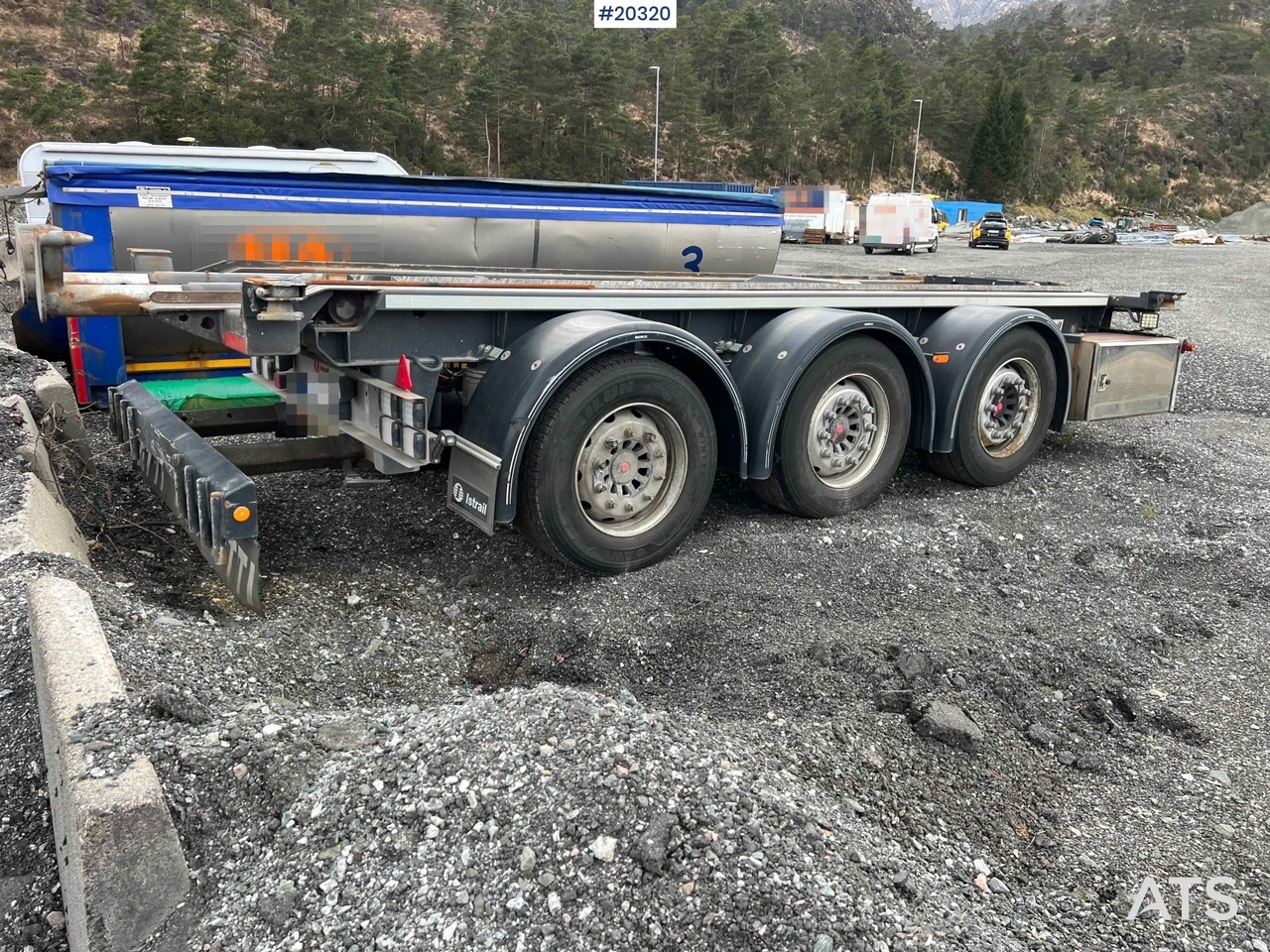 Remolque multilift/ Portacontenedores de cadenas Istrail Krok kjerre: foto 8