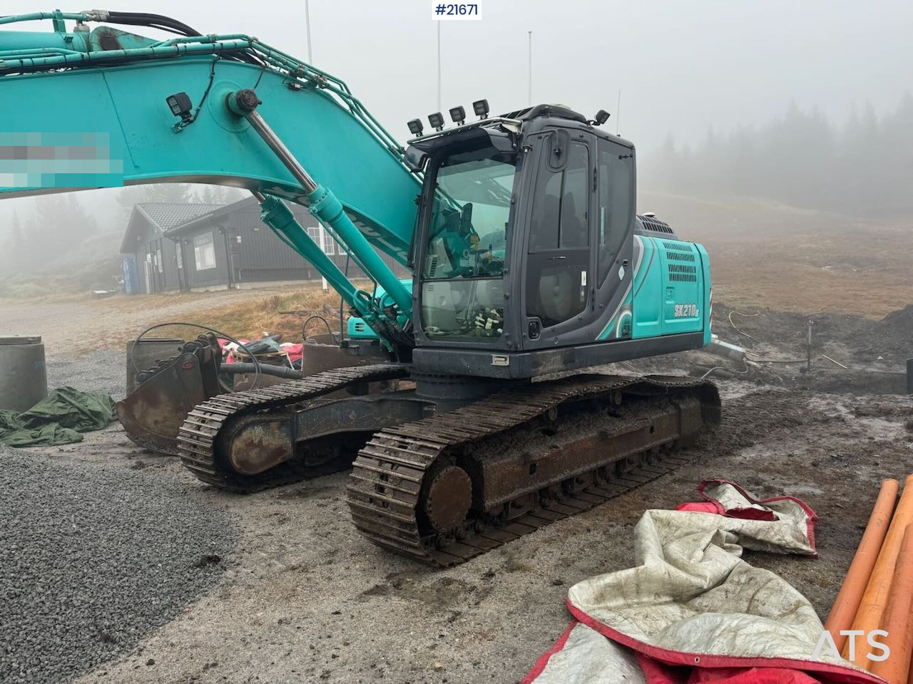 Kobelco SK210LC-10 Beltegraver m/ pusseskuffe, tilt og GPS - Excavadora de cadenas: foto 3 Kobelco SK210LC-10 Beltegraver m/ pusseskuffe, tilt og GPS - Excavadora de cadenas: foto 3