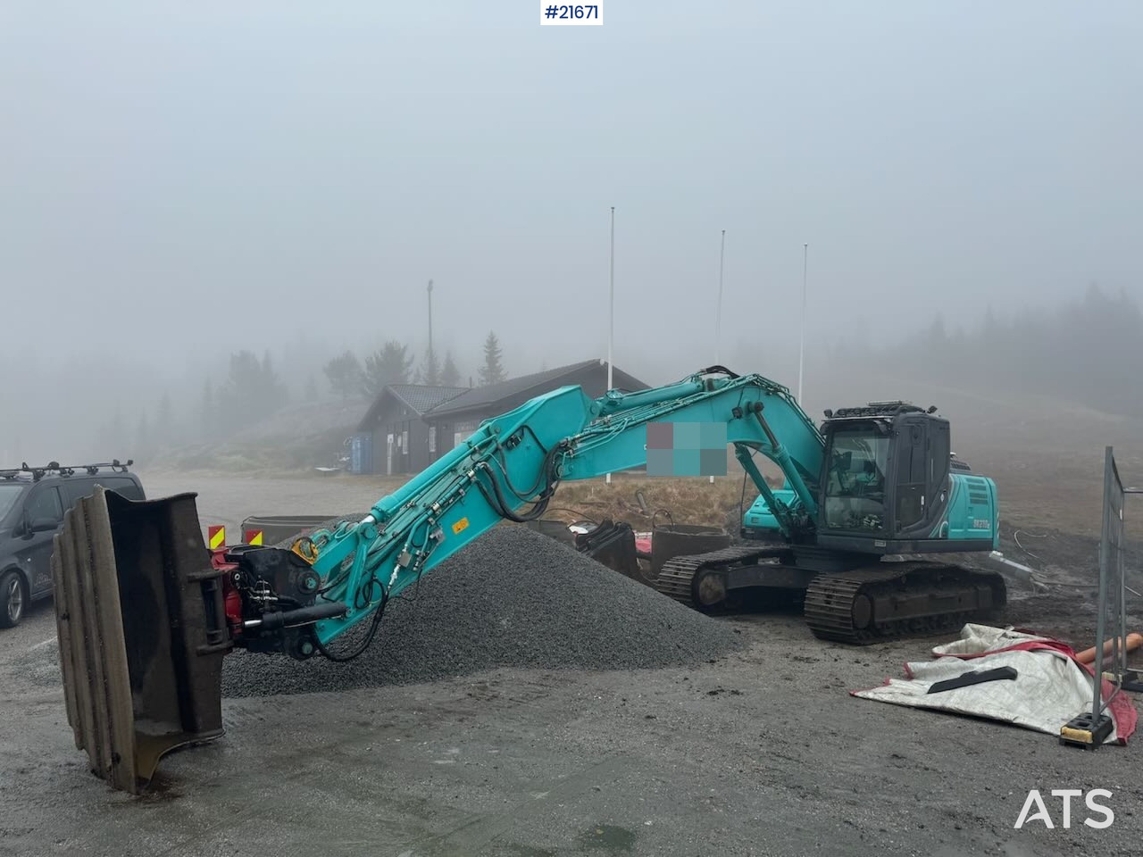 Kobelco SK210LC-10 Beltegraver m/ pusseskuffe, tilt og GPS - Excavadora de cadenas: foto 1 Kobelco SK210LC-10 Beltegraver m/ pusseskuffe, tilt og GPS - Excavadora de cadenas: foto 1