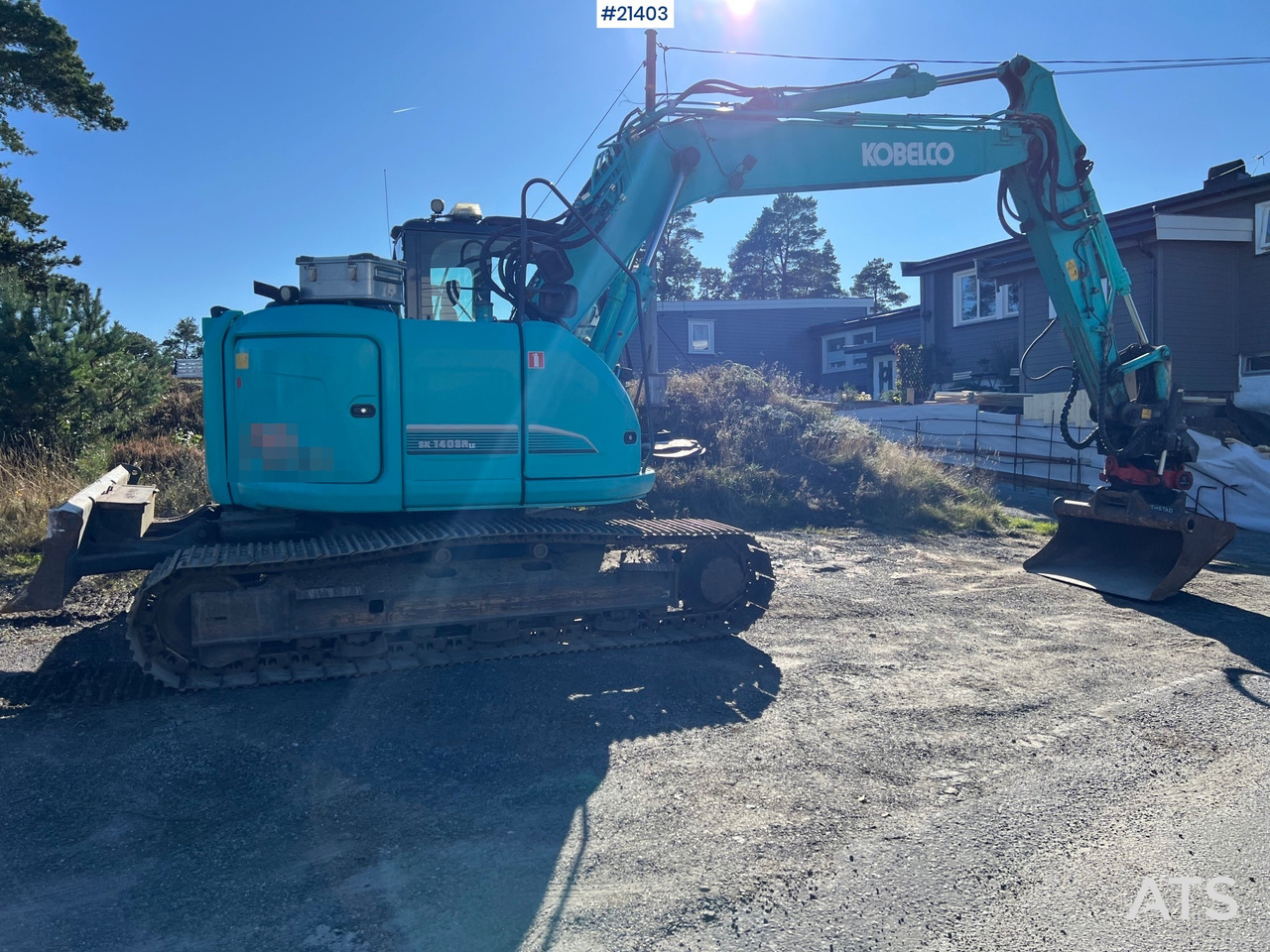 Excavadora de cadenas Kobelco Sk140SRLC-3: foto 10