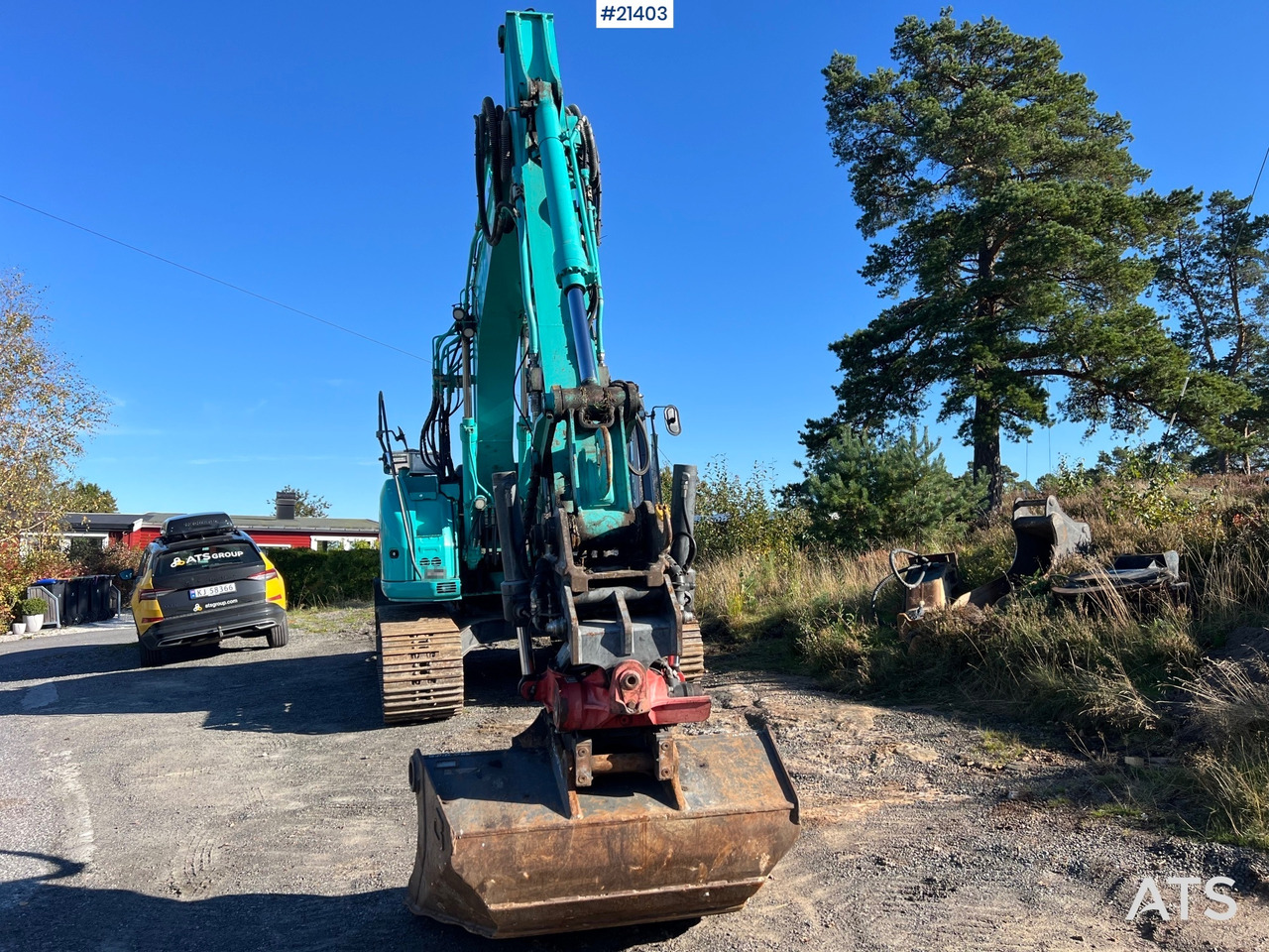 Excavadora de cadenas Kobelco Sk140SRLC-3: foto 6