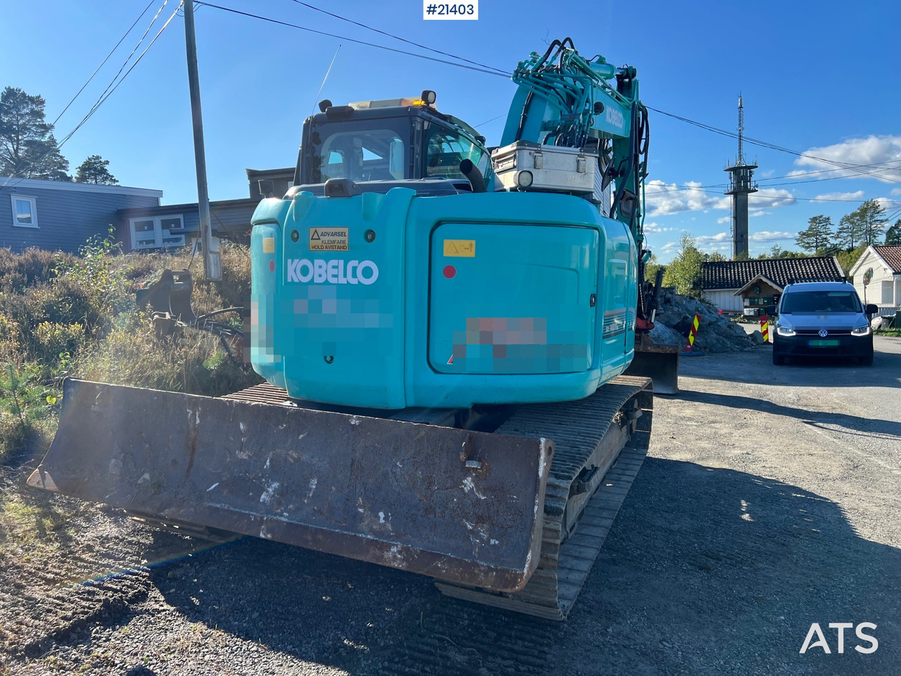 Excavadora de cadenas Kobelco Sk140SRLC-3: foto 13