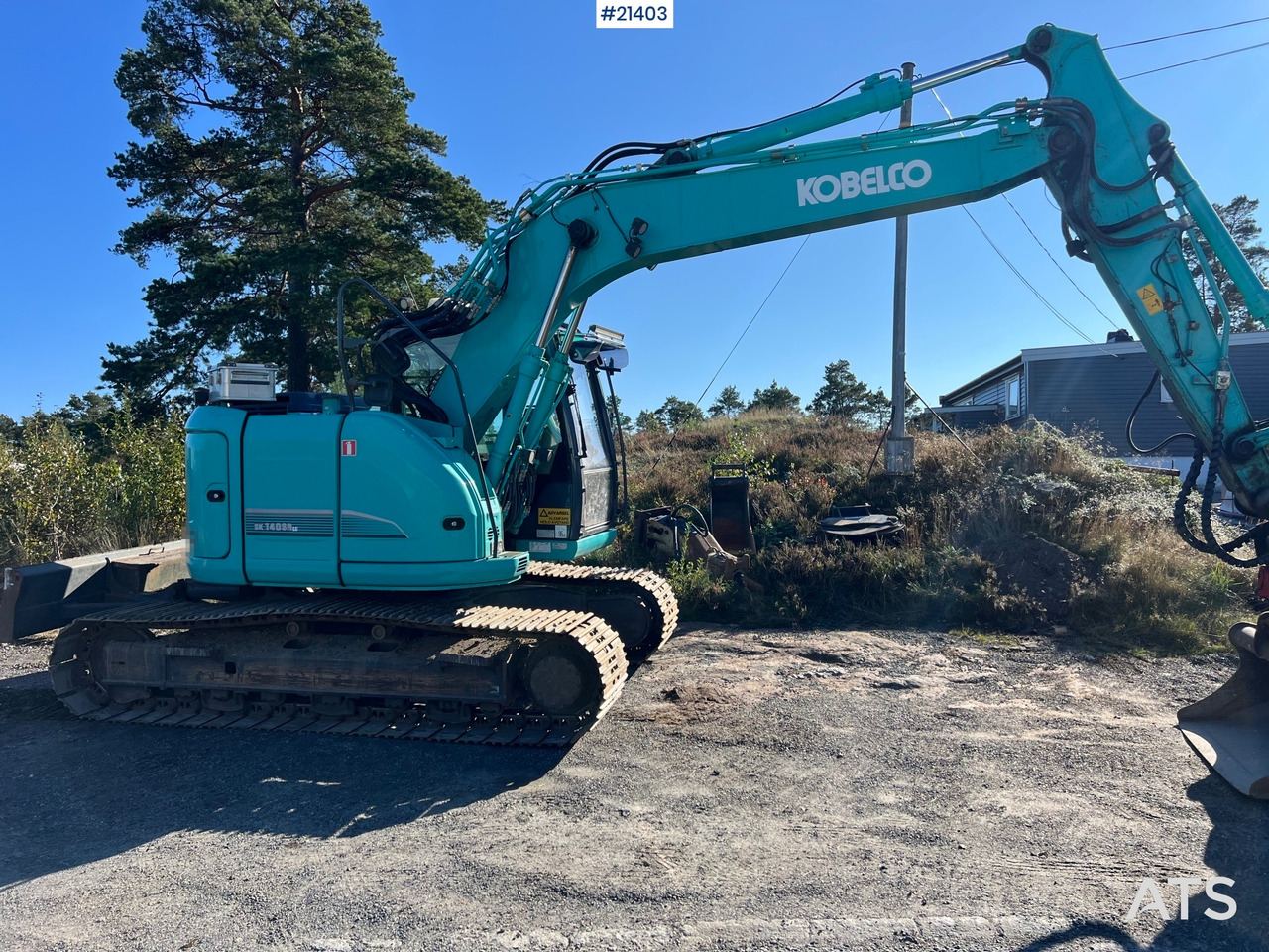 Excavadora de cadenas Kobelco Sk140SRLC-3: foto 9