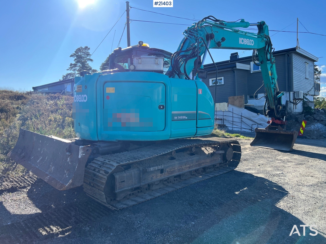 Excavadora de cadenas Kobelco Sk140SRLC-3: foto 12