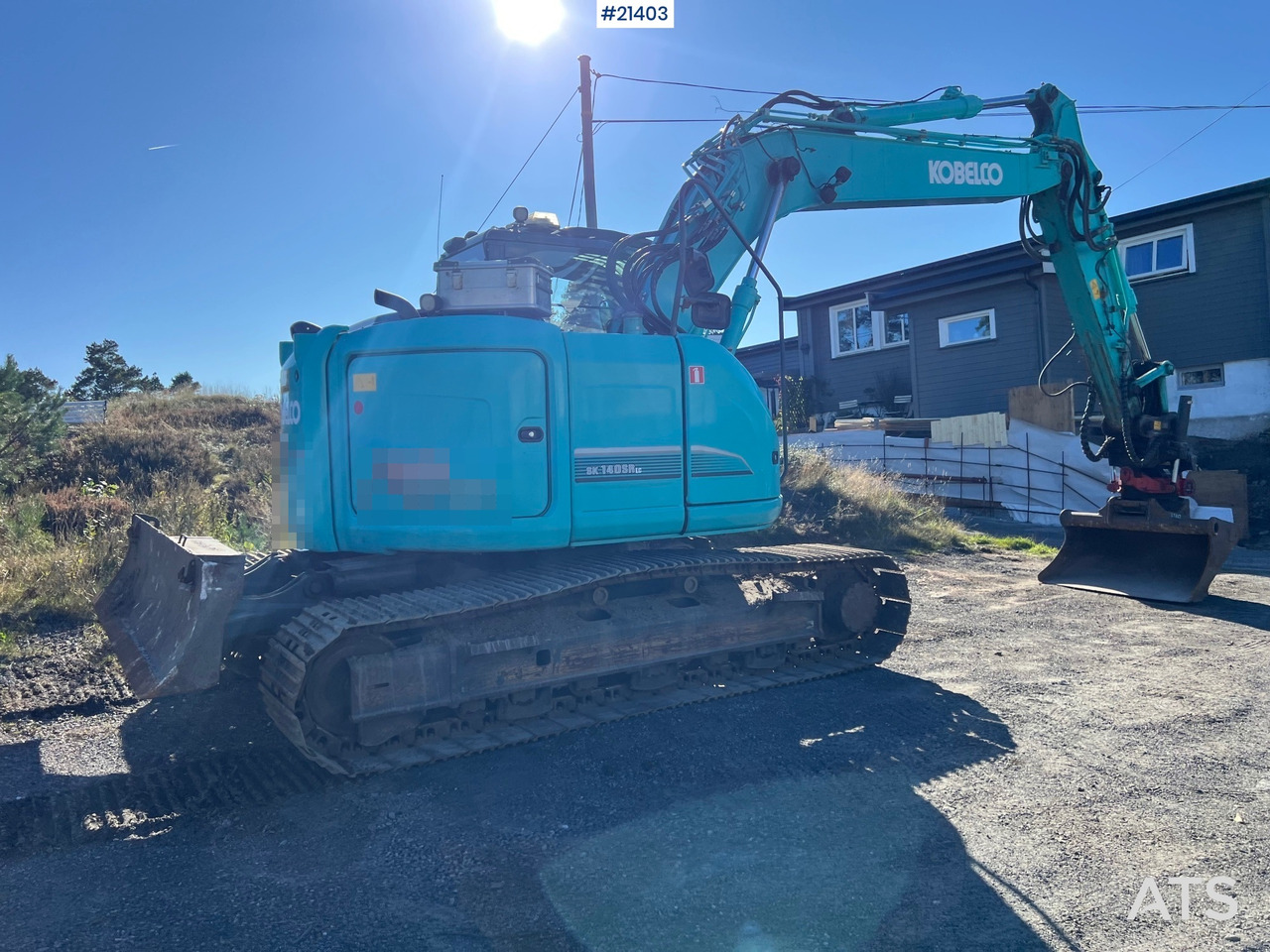 Excavadora de cadenas Kobelco Sk140SRLC-3: foto 11