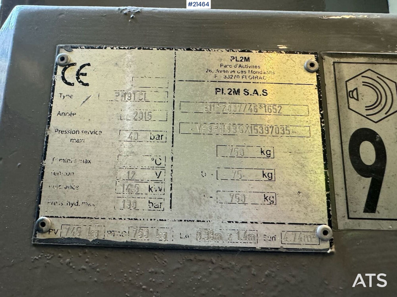 Lancy PH9TCL Gysepumpe - Bomba de hormigon estacionaria: foto 5 Lancy PH9TCL Gysepumpe - Bomba de hormigon estacionaria: foto 5