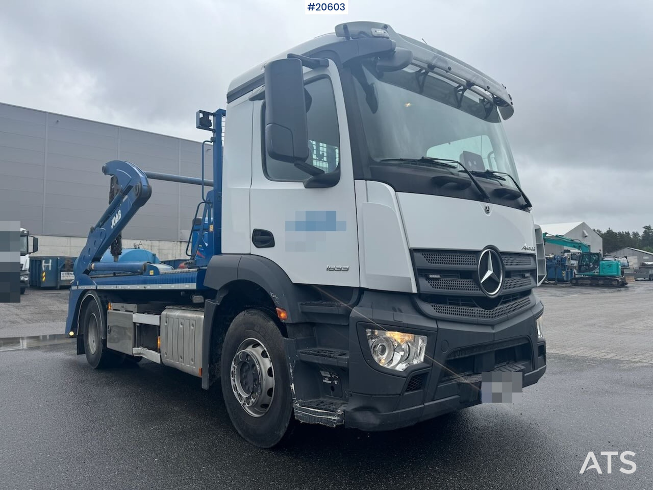 Mercedes Antos 1833 - Camión portacontenedor de cadenas: foto 1 Mercedes Antos 1833 - Camión portacontenedor de cadenas: foto 1