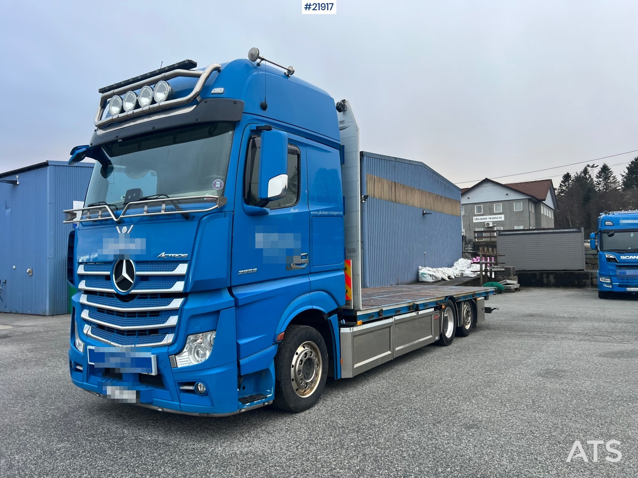 Mercedes-Benz Actros 6x2 planbil m/ 2012 konar 2 akslet plankjerre - Camión caja abierta: foto 2 Mercedes-Benz Actros 6x2 planbil m/ 2012 konar 2 akslet plankjerre - Camión caja abierta: foto 2