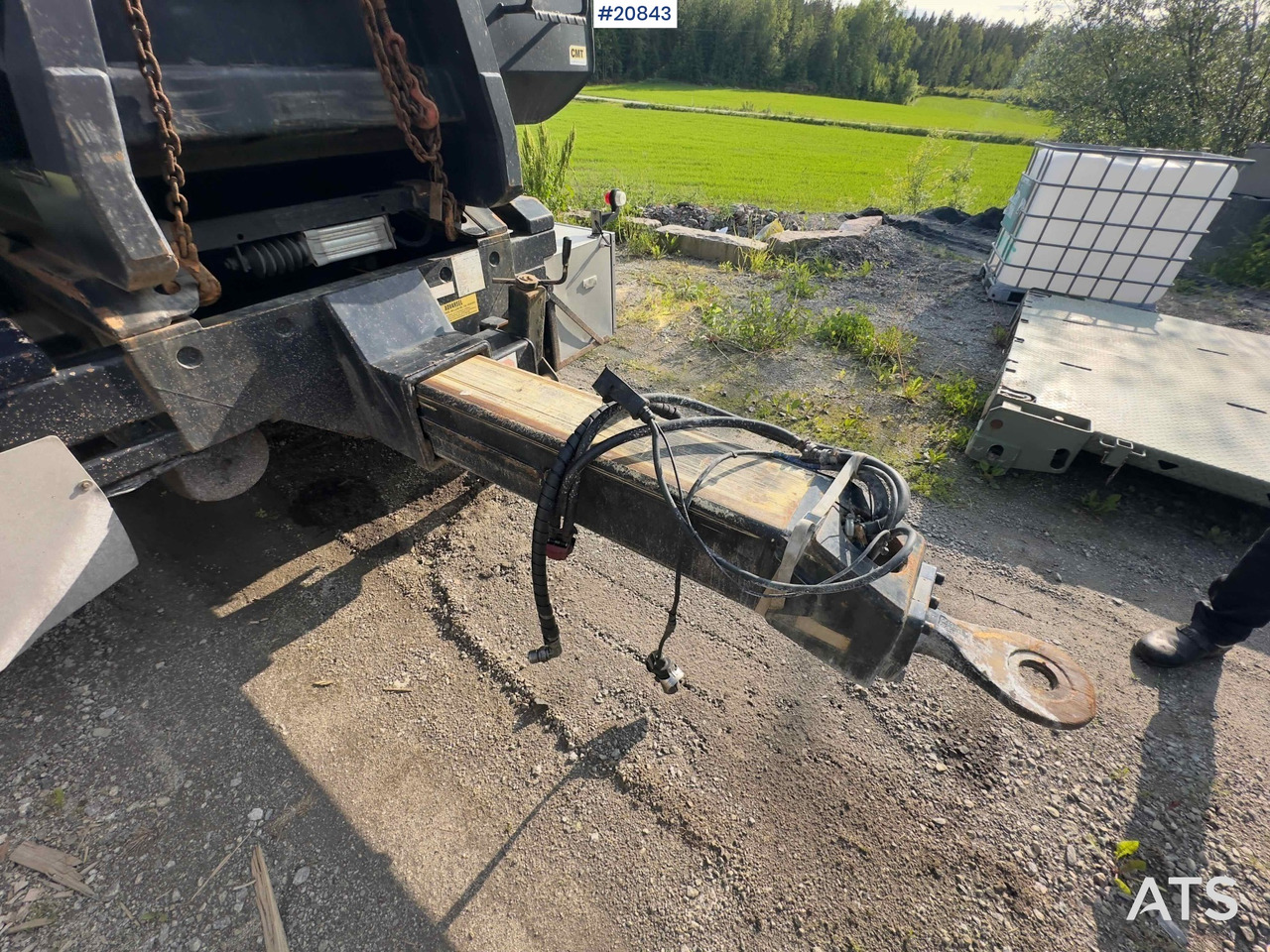 Remolque multilift/ Portacontenedores de cadenas NOR SLEP 2 akslet krokhenger med tipp: foto 17