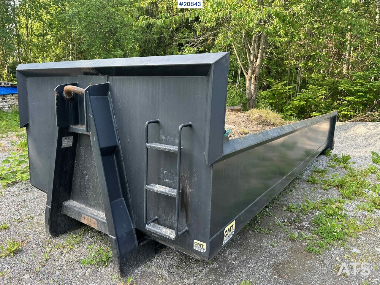 Remolque multilift/ Portacontenedores de cadenas NOR SLEP 2 akslet krokhenger med tipp: foto 24
