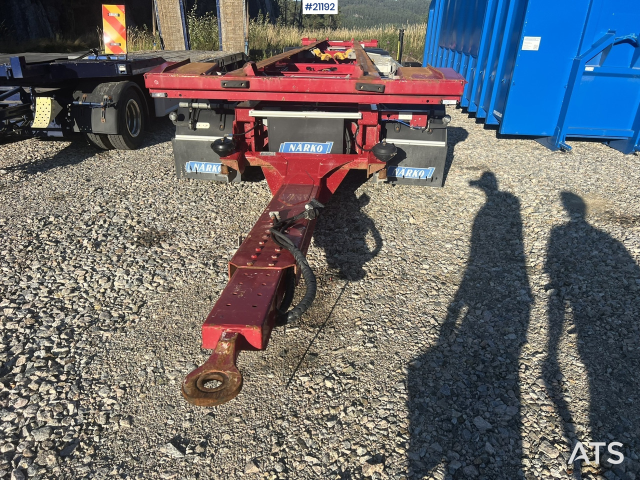 Narko 4 akslet container henger - Remolque multilift/ Portacontenedores de cadenas: foto 4 Narko 4 akslet container henger - Remolque multilift/ Portacontenedores de cadenas: foto 4