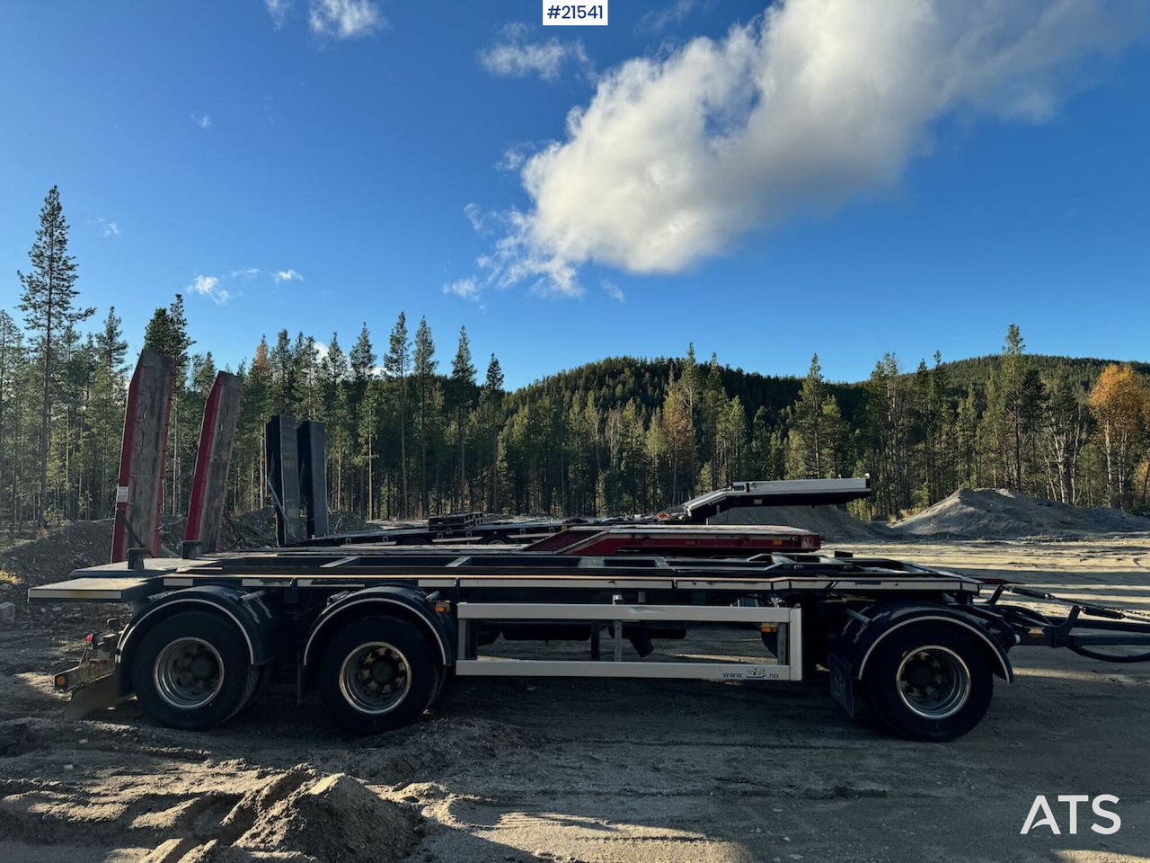 Nor-Slep 2022 Nor Slep SL-28KT Krokhenger m/ tipp - Remolque multilift/ Portacontenedores de cadenas: foto 1 Nor-Slep 2022 Nor Slep SL-28KT Krokhenger m/ tipp - Remolque multilift/ Portacontenedores de cadenas: foto 1