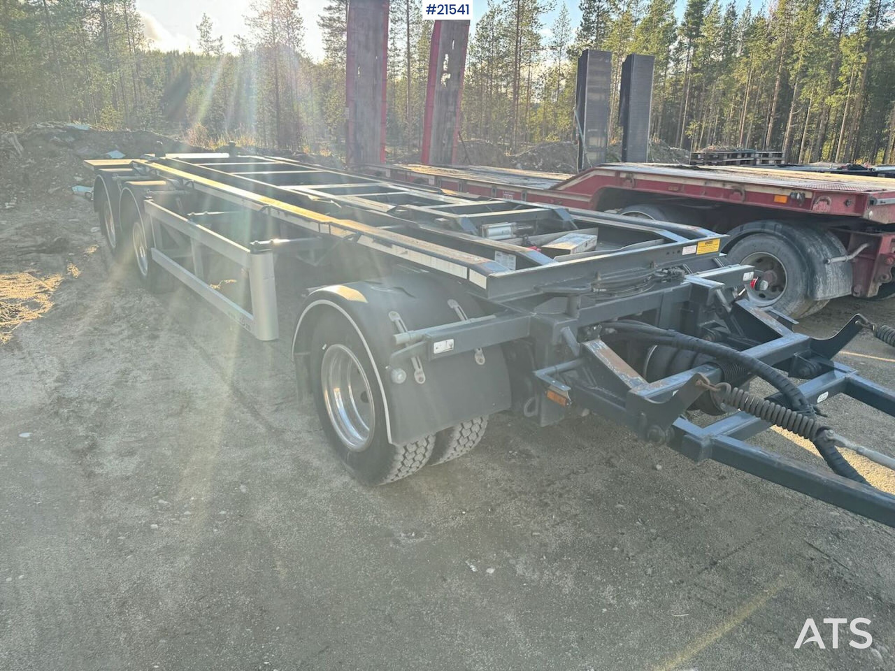 Nor-Slep 2022 Nor Slep SL-28KT Krokhenger m/ tipp - Remolque multilift/ Portacontenedores de cadenas: foto 2 Nor-Slep 2022 Nor Slep SL-28KT Krokhenger m/ tipp - Remolque multilift/ Portacontenedores de cadenas: foto 2