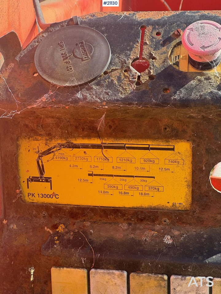 Palfinger PK 13000 - Grúa para camión para Camión: foto 5 Palfinger PK 13000 - Grúa para camión para Camión: foto 5