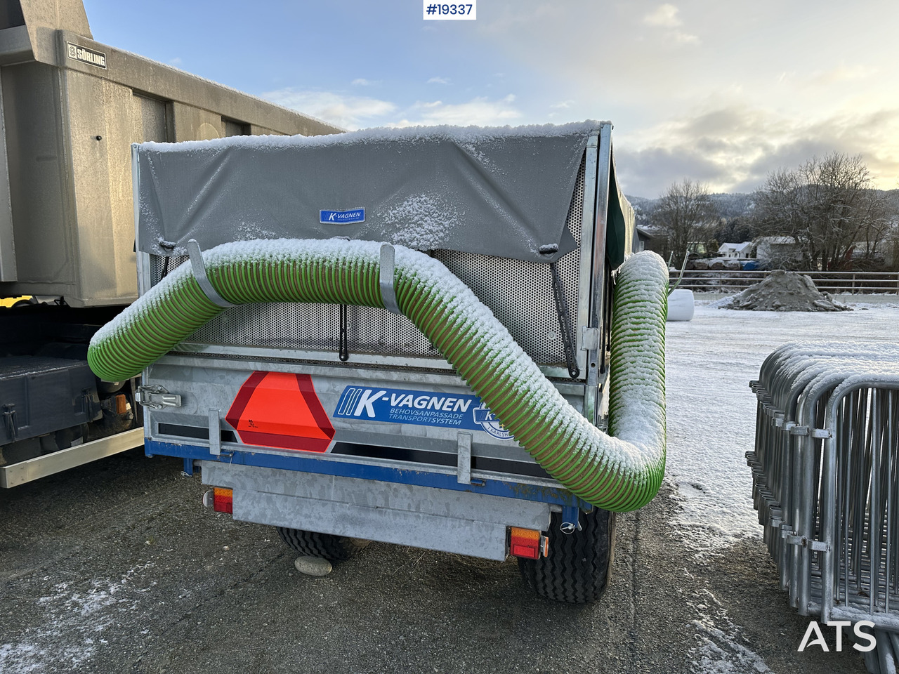 K-vangen tilhenger - Remolque, Vehículo municipal: foto 4 K-vangen tilhenger - Remolque, Vehículo municipal: foto 4
