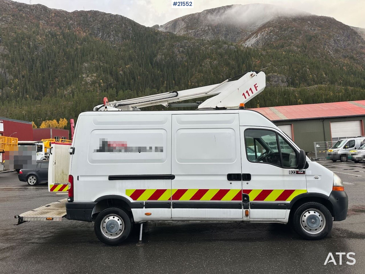 Renault Master liftbil m/ France Elevateur løftekurv. SE VIDEO - Camión con plataforma elevadora, Furgón: foto 5 Renault Master liftbil m/ France Elevateur løftekurv. SE VIDEO - Camión con plataforma elevadora, Furgón: foto 5