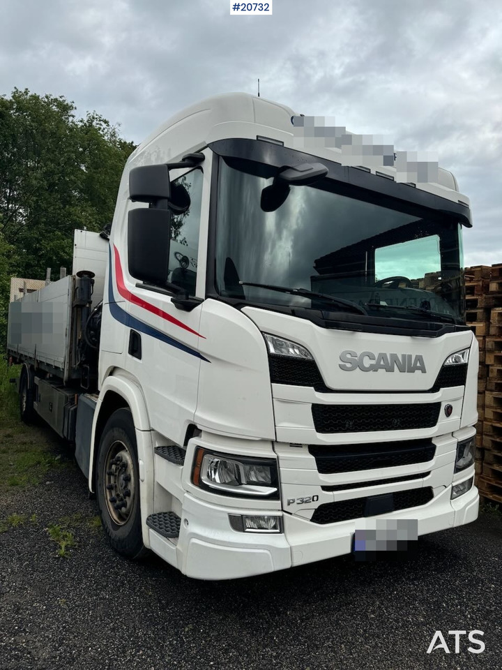 Scania P320 - Camión grúa, Camión caja abierta: foto 1 Scania P320 - Camión grúa, Camión caja abierta: foto 1