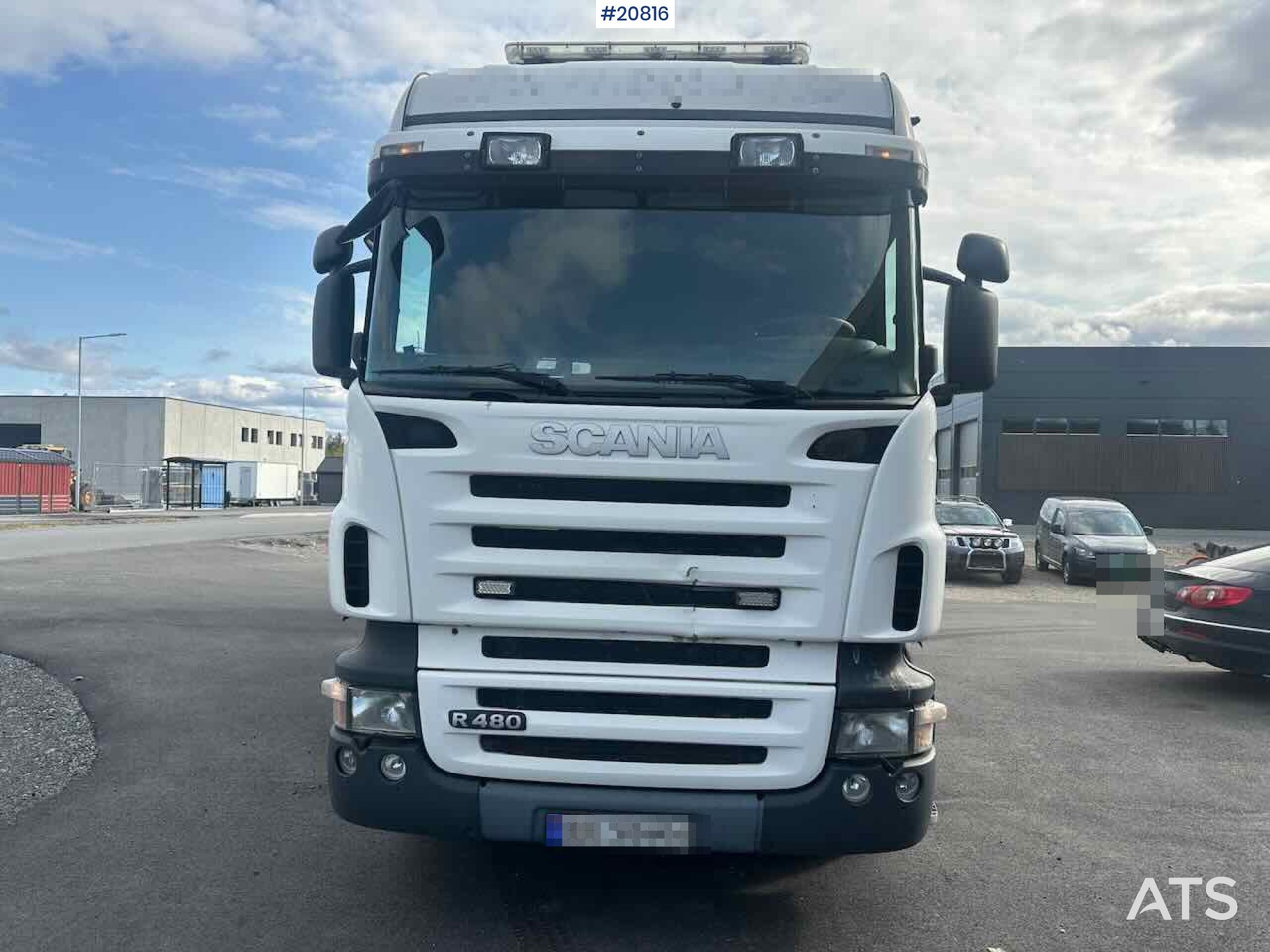 Scania R480 3 akslet conatinerbil m/ lift - Camión caja cerrada: foto 2 Scania R480 3 akslet conatinerbil m/ lift - Camión caja cerrada: foto 2