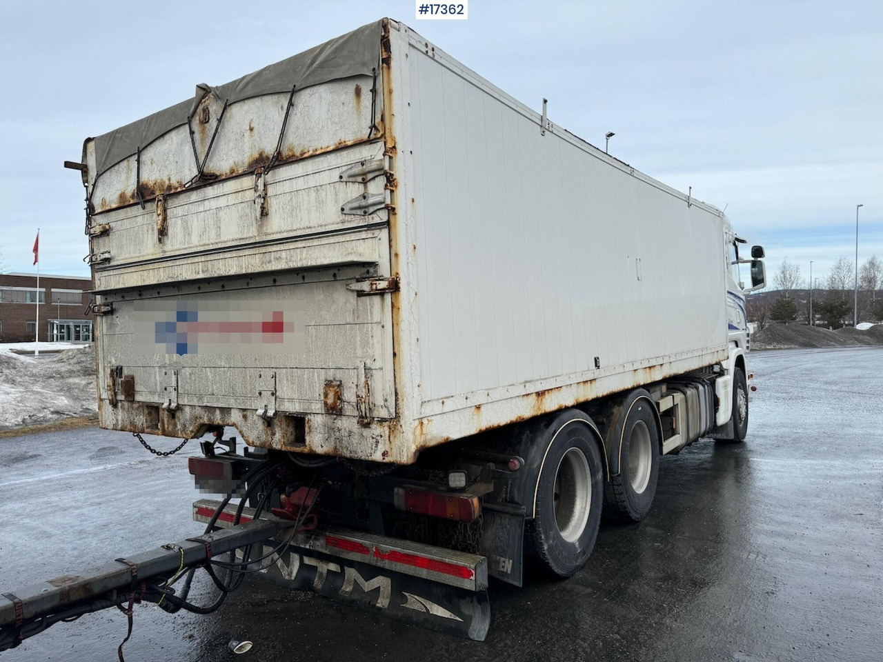 Scania Scania R620 kornbil m/ Hengsrød påbygg - Camión caja cerrada: foto 5 Scania Scania R620 kornbil m/ Hengsrød påbygg - Camión caja cerrada: foto 5