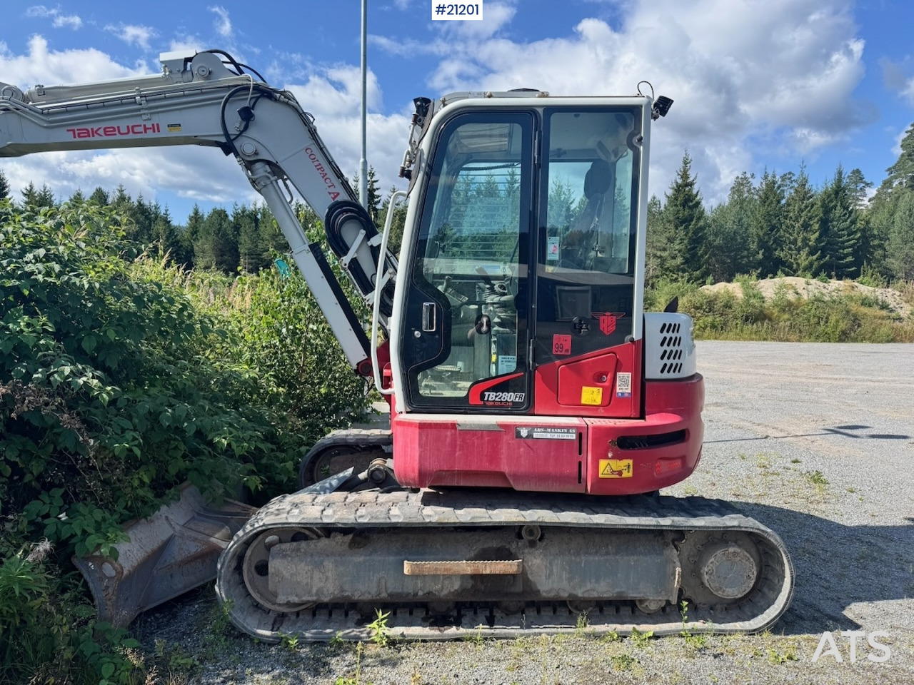 Takeuchi TB280FR - Excavadora de cadenas: foto 2 Takeuchi TB280FR - Excavadora de cadenas: foto 2