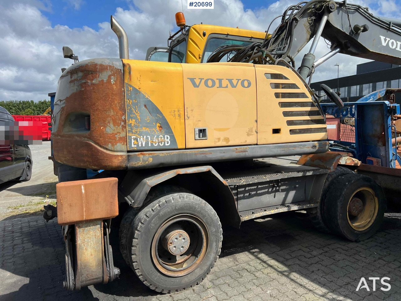 Cargadora de ruedas Volvo EW160B hjulmaskin m/ støtte bein og skjær: foto 10 Cargadora de ruedas Volvo EW160B hjulmaskin m/ støtte bein og skjær: foto 10
