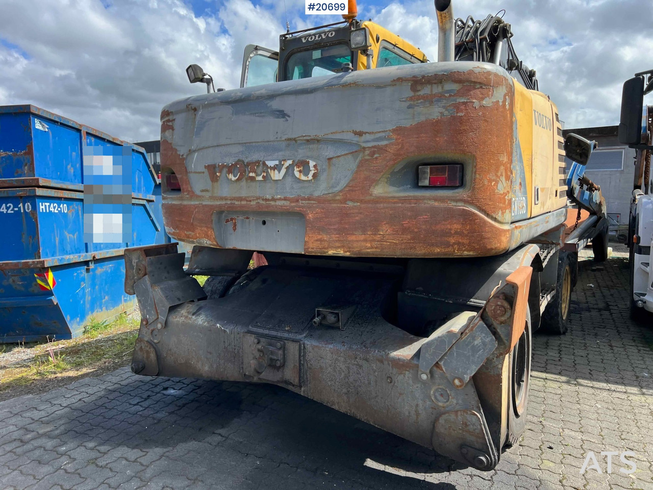 Cargadora de ruedas Volvo EW160B hjulmaskin m/ støtte bein og skjær: foto 7 Cargadora de ruedas Volvo EW160B hjulmaskin m/ støtte bein og skjær: foto 7