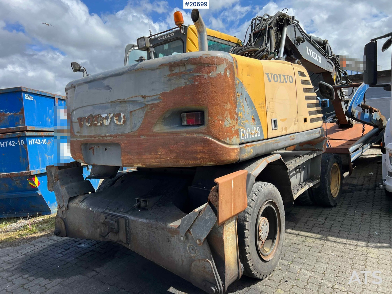 Cargadora de ruedas Volvo EW160B hjulmaskin m/ støtte bein og skjær: foto 8 Cargadora de ruedas Volvo EW160B hjulmaskin m/ støtte bein og skjær: foto 8