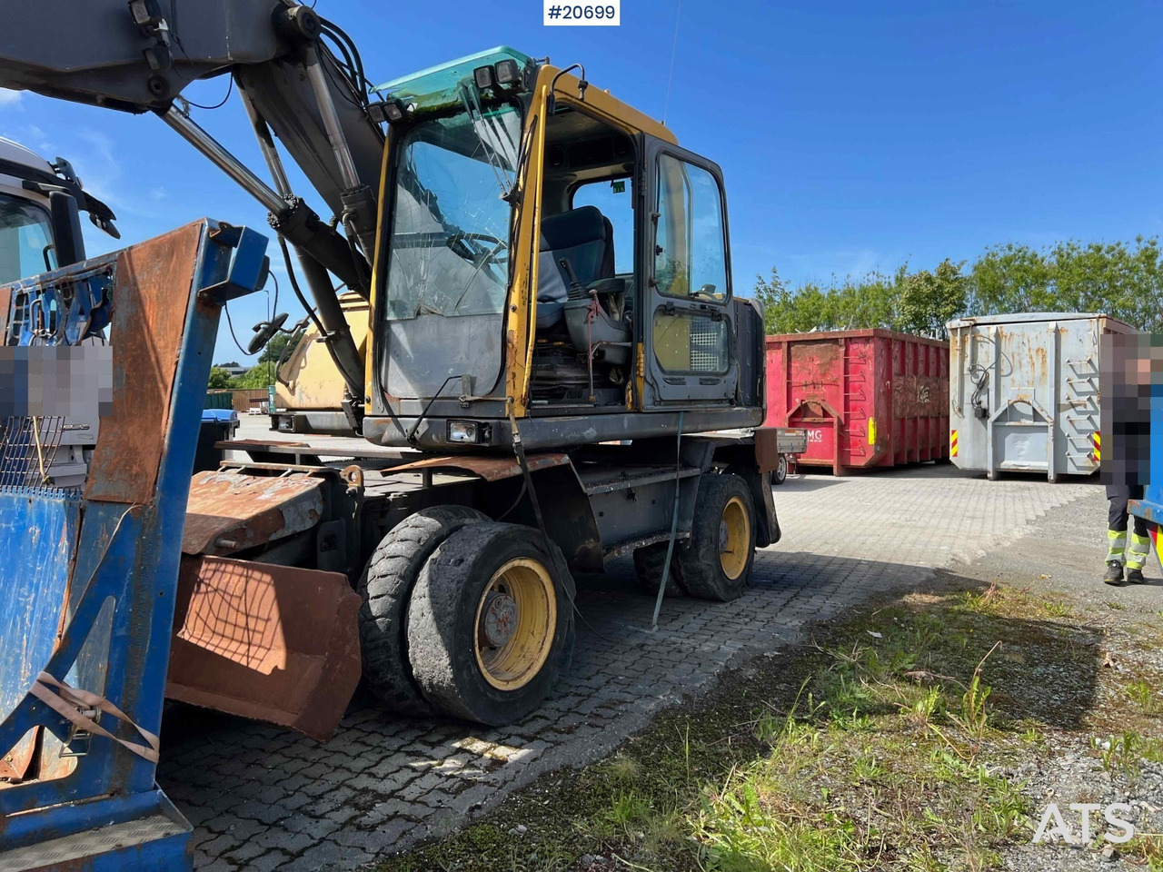 Cargadora de ruedas Volvo EW160B hjulmaskin m/ støtte bein og skjær: foto 15 Cargadora de ruedas Volvo EW160B hjulmaskin m/ støtte bein og skjær: foto 15