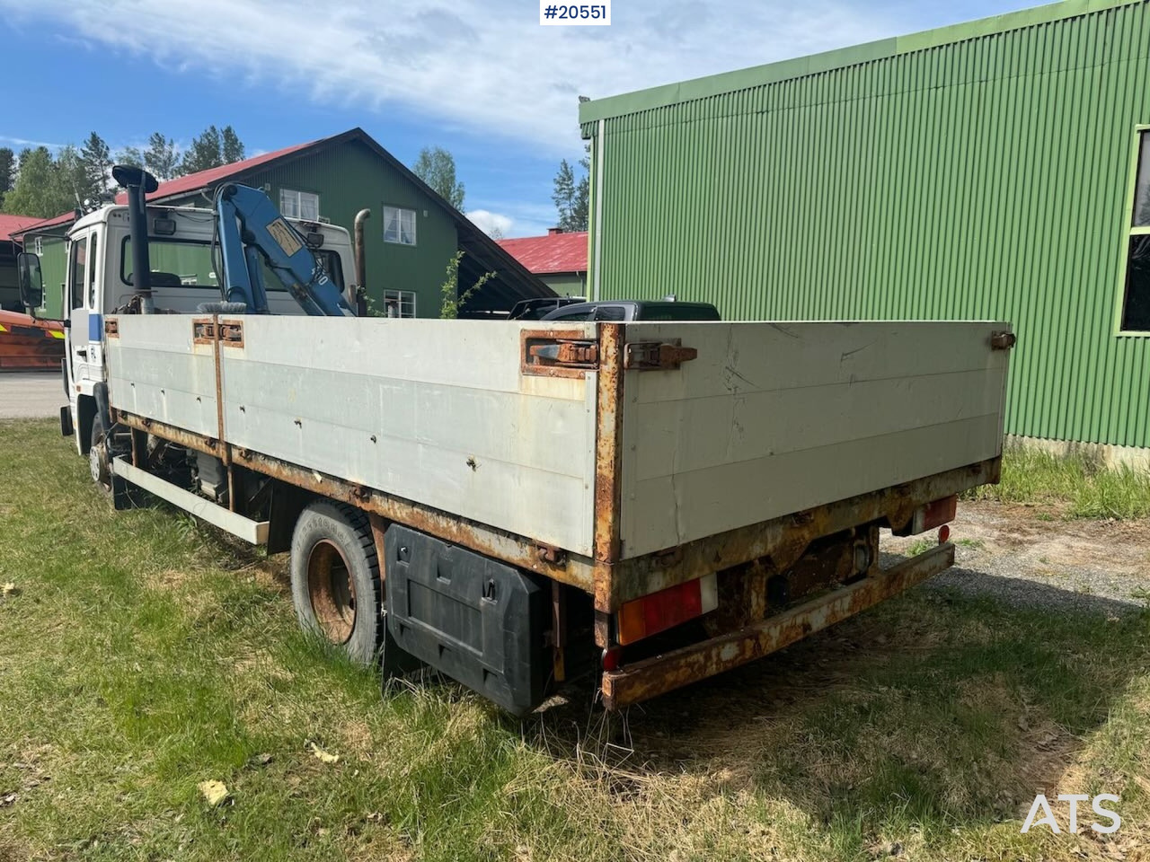 Volvo FL4 - Camión caja abierta, Camión grúa: foto 3 Volvo FL4 - Camión caja abierta, Camión grúa: foto 3