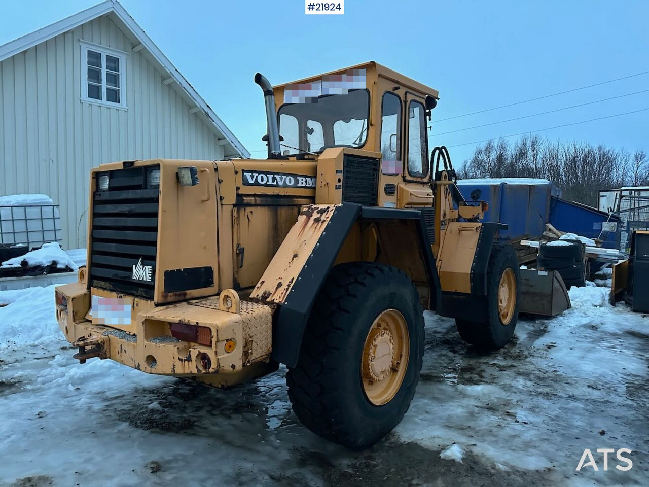 Volvo L70 hjullaster med klappvinge, pallegafler og planeringsskuffe - Cargadora de ruedas: foto 4 Volvo L70 hjullaster med klappvinge, pallegafler og planeringsskuffe - Cargadora de ruedas: foto 4