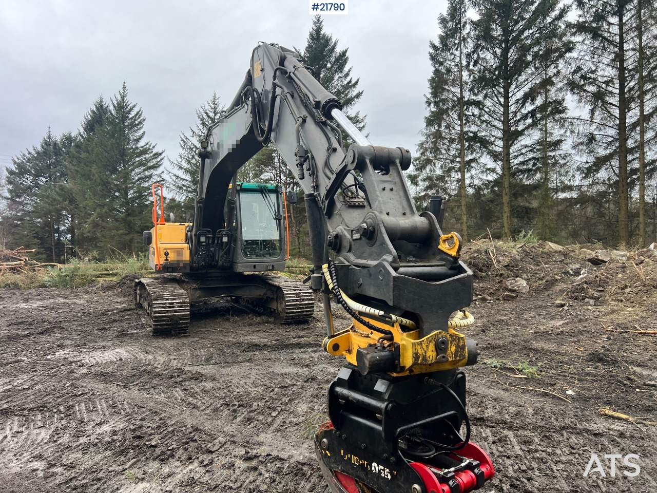 Volvo ec210cl gravemaskin m/ rototilt, pusseskuffe og tannskuffe - Excavadora: foto 4 Volvo ec210cl gravemaskin m/ rototilt, pusseskuffe og tannskuffe - Excavadora: foto 4