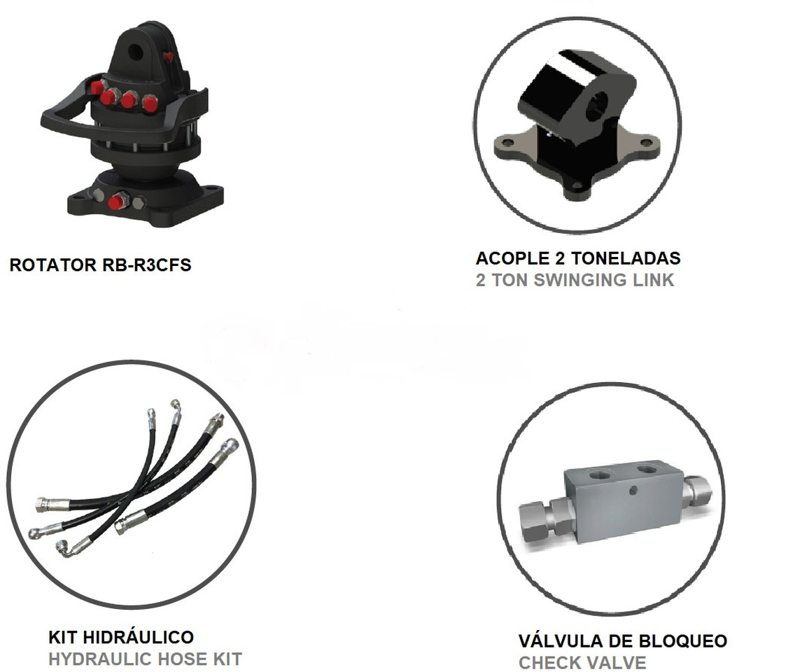 Clamshell bucket with sidewalls BV-L 50 - Cuchara de mordazas para Grúa para camión: foto 4 Clamshell bucket with sidewalls BV-L 50 - Cuchara de mordazas para Grúa para camión: foto 4