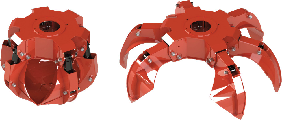 Polyp grab PLP 270/5 - Pinza de manipulación para Grúa para camión: foto 1 Polyp grab PLP 270/5 - Pinza de manipulación para Grúa para camión: foto 1