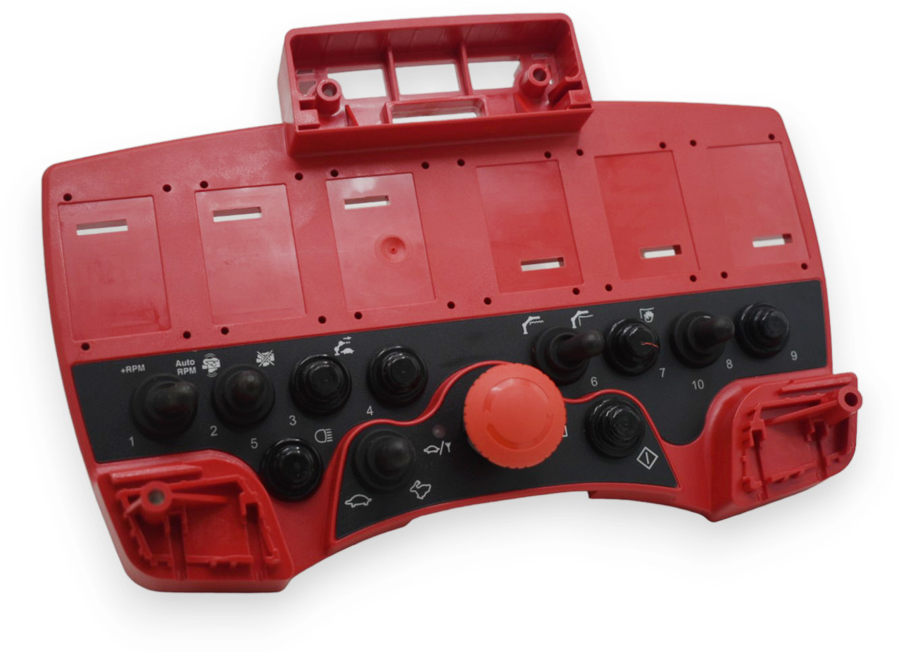 Red upper protective for Scanreco P2 Mini remote w EEA 5057 - Sistema eléctrico para Grúa para camión: foto 1 Red upper protective for Scanreco P2 Mini remote w EEA 5057 - Sistema eléctrico para Grúa para camión: foto 1